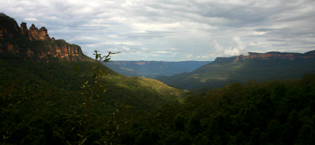 panorama des blues mountains